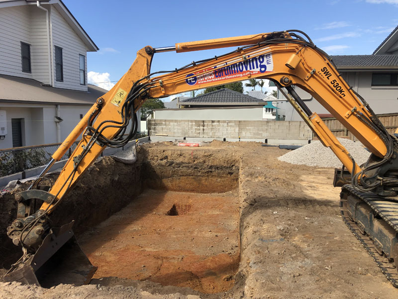 Pool Projects Excavator Hire Brisbane